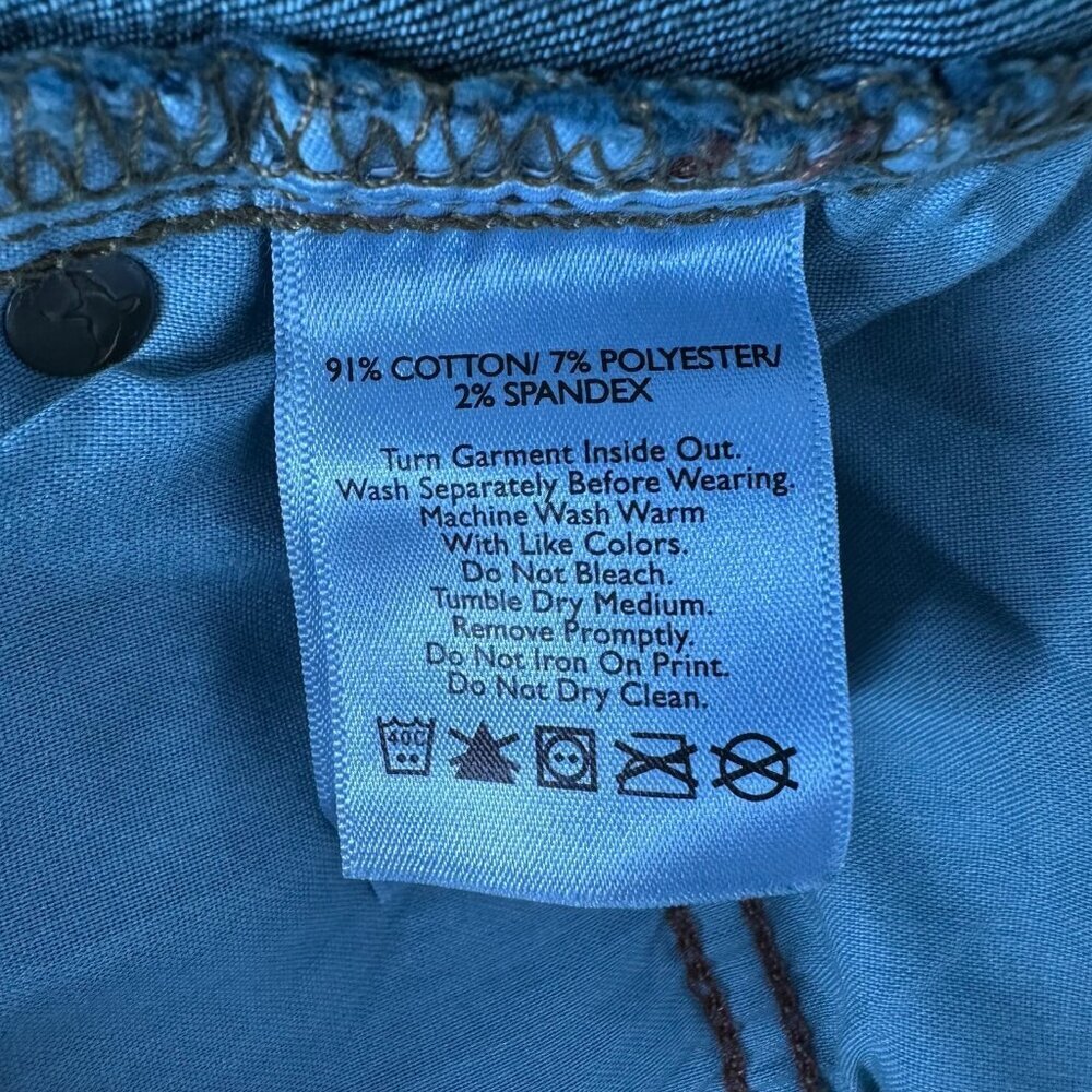 Eddie Bauer Slightly Curvy Mid Rise Bootcut Jeans Size 20 Stretch - Picture 11 of 11